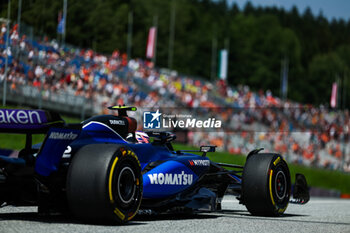 2024-06-29 - 02 SARGEANT Logan (usa), Williams Racing FW46, action during the Formula 1 Qatar Airways Austrian Grand Prix 2024, 11th round of the 2024 Formula One World Championship from June 28 to 30, 2024 on the Red Bull Ring, in Spielberg, Austria - F1 - AUSTRIAN GRAND PRIX 2024 - FORMULA 1 - MOTORS