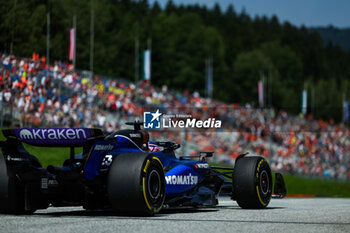 2024-06-29 - 23 ALBON Alexander (tha), Williams Racing FW45, action during the Formula 1 Qatar Airways Austrian Grand Prix 2024, 11th round of the 2024 Formula One World Championship from June 28 to 30, 2024 on the Red Bull Ring, in Spielberg, Austria - F1 - AUSTRIAN GRAND PRIX 2024 - FORMULA 1 - MOTORS