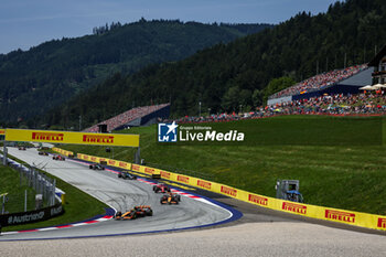 2024-06-29 - 04 NORRIS Lando (gbr), McLaren F1 Team MCL38, 81 PIASTRI Oscar (aus), McLaren F1 Team MCL38, action during the Formula 1 Qatar Airways Austrian Grand Prix 2024, 11th round of the 2024 Formula One World Championship from June 28 to 30, 2024 on the Red Bull Ring, in Spielberg, Austria - F1 - AUSTRIAN GRAND PRIX 2024 - FORMULA 1 - MOTORS