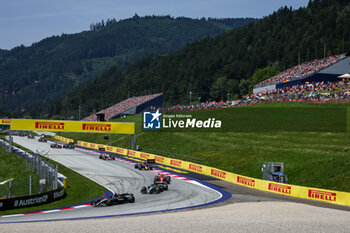 2024-06-29 - 63 RUSSELL George (gbr), Mercedes AMG F1 Team W15, 44 HAMILTON Lewis (gbr), Mercedes AMG F1 Team W15, action during the Formula 1 Qatar Airways Austrian Grand Prix 2024, 11th round of the 2024 Formula One World Championship from June 28 to 30, 2024 on the Red Bull Ring, in Spielberg, Austria - F1 - AUSTRIAN GRAND PRIX 2024 - FORMULA 1 - MOTORS