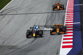 2024-06-29 - 01 VERSTAPPEN Max (nld), Red Bull Racing RB20, 04 NORRIS Lando (gbr), McLaren F1 Team MCL38, action during the Formula 1 Qatar Airways Austrian Grand Prix 2024, 11th round of the 2024 Formula One World Championship from June 28 to 30, 2024 on the Red Bull Ring, in Spielberg, Austria - F1 - AUSTRIAN GRAND PRIX 2024 - FORMULA 1 - MOTORS