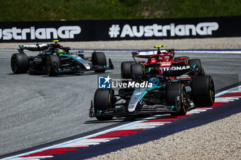 2024-06-29 - 63 RUSSELL George (gbr), Mercedes AMG F1 Team W15, action during the Formula 1 Qatar Airways Austrian Grand Prix 2024, 11th round of the 2024 Formula One World Championship from June 28 to 30, 2024 on the Red Bull Ring, in Spielberg, Austria - F1 - AUSTRIAN GRAND PRIX 2024 - FORMULA 1 - MOTORS