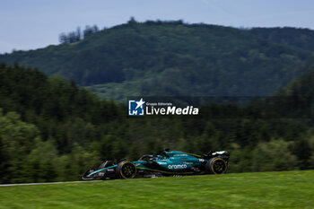 2024-06-29 - 18 STROLL Lance (can), Aston Martin F1 Team AMR24, action during the Formula 1 Qatar Airways Austrian Grand Prix 2024, 11th round of the 2024 Formula One World Championship from June 28 to 30, 2024 on the Red Bull Ring, in Spielberg, Austria - F1 - AUSTRIAN GRAND PRIX 2024 - FORMULA 1 - MOTORS