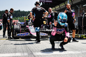 2024-06-29 - GASLY Pierre (fra), Alpine F1 Team A524, portrait starting grid during the Formula 1 Qatar Airways Austrian Grand Prix 2024, 11th round of the 2024 Formula One World Championship from June 28 to 30, 2024 on the Red Bull Ring, in Spielberg, Austria - F1 - AUSTRIAN GRAND PRIX 2024 - FORMULA 1 - MOTORS