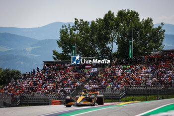 2024-06-29 - 04 NORRIS Lando (gbr), McLaren F1 Team MCL38, action during the Formula 1 Qatar Airways Austrian Grand Prix 2024, 11th round of the 2024 Formula One World Championship from June 28 to 30, 2024 on the Red Bull Ring, in Spielberg, Austria - F1 - AUSTRIAN GRAND PRIX 2024 - FORMULA 1 - MOTORS