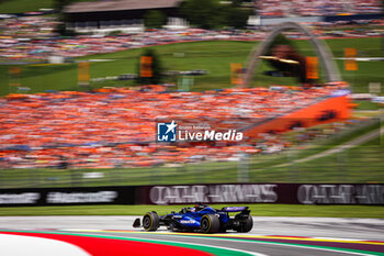 2024-06-29 - 23 ALBON Alexander (tha), Williams Racing FW45, action during the Formula 1 Qatar Airways Austrian Grand Prix 2024, 11th round of the 2024 Formula One World Championship from June 28 to 30, 2024 on the Red Bull Ring, in Spielberg, Austria - F1 - AUSTRIAN GRAND PRIX 2024 - FORMULA 1 - MOTORS