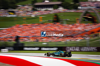 2024-06-29 - 18 STROLL Lance (can), Aston Martin F1 Team AMR24, action during the Formula 1 Qatar Airways Austrian Grand Prix 2024, 11th round of the 2024 Formula One World Championship from June 28 to 30, 2024 on the Red Bull Ring, in Spielberg, Austria - F1 - AUSTRIAN GRAND PRIX 2024 - FORMULA 1 - MOTORS