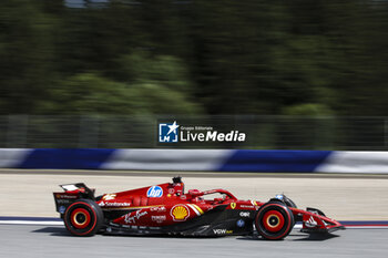 2024-06-29 - 16 LECLERC Charles (mco), Scuderia Ferrari SF-24, action during the Formula 1 Qatar Airways Austrian Grand Prix 2024, 11th round of the 2024 Formula One World Championship from June 28 to 30, 2024 on the Red Bull Ring, in Spielberg, Austria - F1 - AUSTRIAN GRAND PRIX 2024 - FORMULA 1 - MOTORS