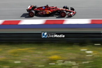 2024-06-29 - 16 LECLERC Charles (mco), Scuderia Ferrari SF-24, action during the Formula 1 Qatar Airways Austrian Grand Prix 2024, 11th round of the 2024 Formula One World Championship from June 28 to 30, 2024 on the Red Bull Ring, in Spielberg, Austria - F1 - AUSTRIAN GRAND PRIX 2024 - FORMULA 1 - MOTORS