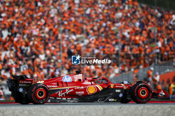 2024-06-29 - 16 LECLERC Charles (mco), Scuderia Ferrari SF-24, action during the Formula 1 Qatar Airways Austrian Grand Prix 2024, 11th round of the 2024 Formula One World Championship from June 28 to 30, 2024 on the Red Bull Ring, in Spielberg, Austria - F1 - AUSTRIAN GRAND PRIX 2024 - FORMULA 1 - MOTORS