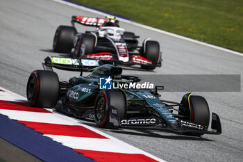 2024-06-29 - 18 STROLL Lance (can), Aston Martin F1 Team AMR24, action during the Formula 1 Qatar Airways Austrian Grand Prix 2024, 11th round of the 2024 Formula One World Championship from June 28 to 30, 2024 on the Red Bull Ring, in Spielberg, Austria - F1 - AUSTRIAN GRAND PRIX 2024 - FORMULA 1 - MOTORS