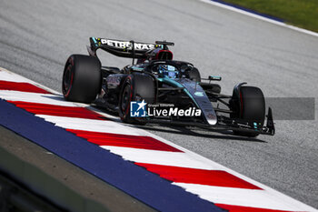 2024-06-29 - 63 RUSSELL George (gbr), Mercedes AMG F1 Team W15, action during the Formula 1 Qatar Airways Austrian Grand Prix 2024, 11th round of the 2024 Formula One World Championship from June 28 to 30, 2024 on the Red Bull Ring, in Spielberg, Austria - F1 - AUSTRIAN GRAND PRIX 2024 - FORMULA 1 - MOTORS