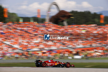 2024-06-29 - 55 SAINZ Carlos (spa), Scuderia Ferrari SF-24, action during the Formula 1 Qatar Airways Austrian Grand Prix 2024, 11th round of the 2024 Formula One World Championship from June 28 to 30, 2024 on the Red Bull Ring, in Spielberg, Austria - F1 - AUSTRIAN GRAND PRIX 2024 - FORMULA 1 - MOTORS