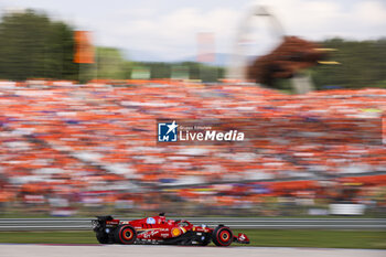 2024-06-29 - 16 LECLERC Charles (mco), Scuderia Ferrari SF-24, action during the Formula 1 Qatar Airways Austrian Grand Prix 2024, 11th round of the 2024 Formula One World Championship from June 28 to 30, 2024 on the Red Bull Ring, in Spielberg, Austria - F1 - AUSTRIAN GRAND PRIX 2024 - FORMULA 1 - MOTORS