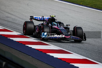 2024-06-29 - 10 GASLY Pierre (fra), Alpine F1 Team A524, action during the Formula 1 Qatar Airways Austrian Grand Prix 2024, 11th round of the 2024 Formula One World Championship from June 28 to 30, 2024 on the Red Bull Ring, in Spielberg, Austria - F1 - AUSTRIAN GRAND PRIX 2024 - FORMULA 1 - MOTORS