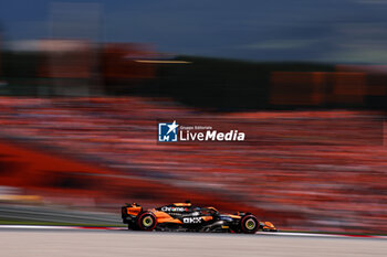 2024-06-29 - 81 PIASTRI Oscar (aus), McLaren F1 Team MCL38, action during the Formula 1 Qatar Airways Austrian Grand Prix 2024, 11th round of the 2024 Formula One World Championship from June 28 to 30, 2024 on the Red Bull Ring, in Spielberg, Austria - F1 - AUSTRIAN GRAND PRIX 2024 - FORMULA 1 - MOTORS