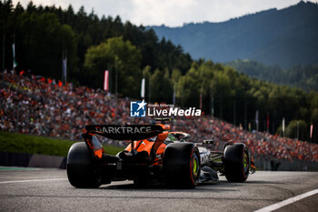 2024-06-29 - 04 NORRIS Lando (gbr), McLaren F1 Team MCL38, action during the Formula 1 Qatar Airways Austrian Grand Prix 2024, 11th round of the 2024 Formula One World Championship from June 28 to 30, 2024 on the Red Bull Ring, in Spielberg, Austria - F1 - AUSTRIAN GRAND PRIX 2024 - FORMULA 1 - MOTORS