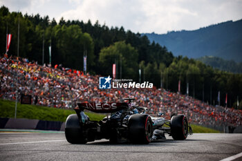 2024-06-29 - 63 RUSSELL George (gbr), Mercedes AMG F1 Team W15, action during the Formula 1 Qatar Airways Austrian Grand Prix 2024, 11th round of the 2024 Formula One World Championship from June 28 to 30, 2024 on the Red Bull Ring, in Spielberg, Austria - F1 - AUSTRIAN GRAND PRIX 2024 - FORMULA 1 - MOTORS