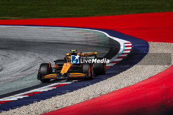 2024-06-29 - 04 NORRIS Lando (gbr), McLaren F1 Team MCL38, action during the Formula 1 Qatar Airways Austrian Grand Prix 2024, 11th round of the 2024 Formula One World Championship from June 28 to 30, 2024 on the Red Bull Ring, in Spielberg, Austria - F1 - AUSTRIAN GRAND PRIX 2024 - FORMULA 1 - MOTORS