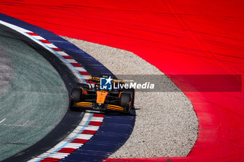 2024-06-29 - 04 NORRIS Lando (gbr), McLaren F1 Team MCL38, action during the Formula 1 Qatar Airways Austrian Grand Prix 2024, 11th round of the 2024 Formula One World Championship from June 28 to 30, 2024 on the Red Bull Ring, in Spielberg, Austria - F1 - AUSTRIAN GRAND PRIX 2024 - FORMULA 1 - MOTORS