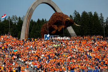 2024-06-29 - spectators, fans during the Formula 1 Qatar Airways Austrian Grand Prix 2024, 11th round of the 2024 Formula One World Championship from June 28 to 30, 2024 on the Red Bull Ring, in Spielberg, Austria - F1 - AUSTRIAN GRAND PRIX 2024 - FORMULA 1 - MOTORS