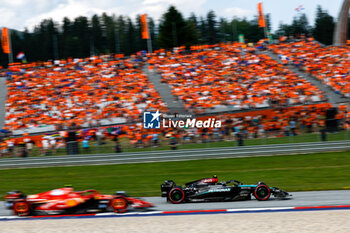 2024-06-29 - 44 HAMILTON Lewis (gbr), Mercedes AMG F1 Team W15, action during the Formula 1 Qatar Airways Austrian Grand Prix 2024, 11th round of the 2024 Formula One World Championship from June 28 to 30, 2024 on the Red Bull Ring, in Spielberg, Austria - F1 - AUSTRIAN GRAND PRIX 2024 - FORMULA 1 - MOTORS