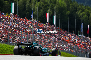 2024-06-29 - 18 STROLL Lance (can), Aston Martin F1 Team AMR24, action during the Formula 1 Qatar Airways Austrian Grand Prix 2024, 11th round of the 2024 Formula One World Championship from June 28 to 30, 2024 on the Red Bull Ring, in Spielberg, Austria - F1 - AUSTRIAN GRAND PRIX 2024 - FORMULA 1 - MOTORS