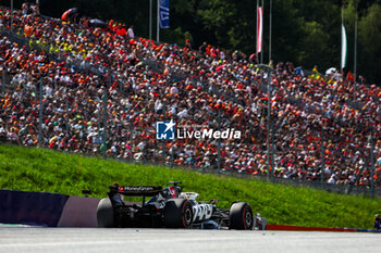 2024-06-29 - 20 MAGNUSSEN Kevin (den), Haas F1 Team VF-24 Ferrari, action during the Formula 1 Qatar Airways Austrian Grand Prix 2024, 11th round of the 2024 Formula One World Championship from June 28 to 30, 2024 on the Red Bull Ring, in Spielberg, Austria - F1 - AUSTRIAN GRAND PRIX 2024 - FORMULA 1 - MOTORS