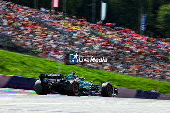 2024-06-29 - 14 ALONSO Fernando (spa), Aston Martin F1 Team AMR24, action during the Formula 1 Qatar Airways Austrian Grand Prix 2024, 11th round of the 2024 Formula One World Championship from June 28 to 30, 2024 on the Red Bull Ring, in Spielberg, Austria - F1 - AUSTRIAN GRAND PRIX 2024 - FORMULA 1 - MOTORS