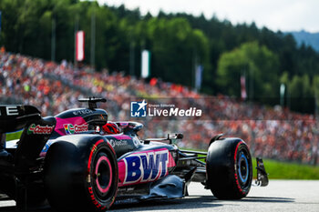 2024-06-29 - 31 OCON Esteban (fra), Alpine F1 Team A524, action during the Formula 1 Qatar Airways Austrian Grand Prix 2024, 11th round of the 2024 Formula One World Championship from June 28 to 30, 2024 on the Red Bull Ring, in Spielberg, Austria - F1 - AUSTRIAN GRAND PRIX 2024 - FORMULA 1 - MOTORS