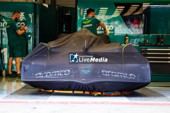 2024-06-29 - Aston Martin F1 Team, ambiance curfew during the Formula 1 Qatar Airways Austrian Grand Prix 2024, 11th round of the 2024 Formula One World Championship from June 28 to 30, 2024 on the Red Bull Ring, in Spielberg, Austria - F1 - AUSTRIAN GRAND PRIX 2024 - FORMULA 1 - MOTORS