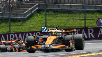 2024-06-29 - N°4 Lando Norris GBR McLaren Formula 1 Team - FORMULA 1 QATAR AIRWAYS AUSTRIAN GRAND PRIX 2024 - SPRINT RACE - FORMULA 1 - MOTORS