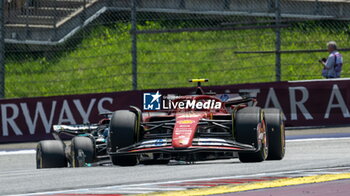 2024-06-29 - N°55 Carlos Sainz MEX Scuderia Ferrari - FORMULA 1 QATAR AIRWAYS AUSTRIAN GRAND PRIX 2024 - SPRINT RACE - FORMULA 1 - MOTORS