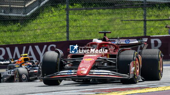 2024-06-29 - N°16 Charles Leclerc MC Scuderia Ferrari - FORMULA 1 QATAR AIRWAYS AUSTRIAN GRAND PRIX 2024 - SPRINT RACE - FORMULA 1 - MOTORS