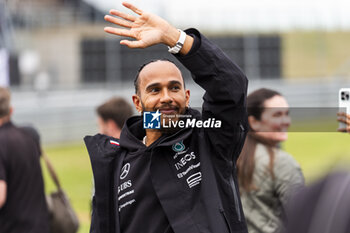 2024-07-05 - Lewis Hamilton (GBR) - Mercedes-AMG PETRONAS F1 Team - Mercedes W15 - Mercedes E Performance on day 1, thursday july 4, 2024 of the formula 1 qatar airways british grand prix 2024, scheduled to take place at the silverstone circuit from july 5 to july 7, 2024 - FORMULA 1 - QATAR AIRWAYS BRITISHGRAND PRIX 2024 - PRACTICE - FORMULA 1 - MOTORS