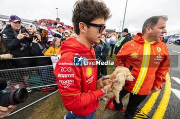 2024-07-05 - Charles Leclerc (MON) - Scuderia Ferrari - Ferrari SF-24 - Ferrari during Free Practice on day 2, friday july 5, 2024 of the formula 1 qatar airways british grand prix 2024, scheduled to take place at the silverstone circuit from july 5 to july 7, 2024 - FORMULA 1 - QATAR AIRWAYS BRITISHGRAND PRIX 2024 - PRACTICE - FORMULA 1 - MOTORS