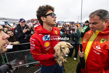 2024-07-05 - Charles Leclerc (MON) - Scuderia Ferrari - Ferrari SF-24 - Ferrari during Free Practice on day 2, friday july 5, 2024 of the formula 1 qatar airways british grand prix 2024, scheduled to take place at the silverstone circuit from july 5 to july 7, 2024 - FORMULA 1 - QATAR AIRWAYS BRITISHGRAND PRIX 2024 - PRACTICE - FORMULA 1 - MOTORS