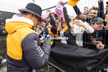 2024-07-05 - Lando Norris (GBR) - McLaren Formula 1 Team - McLaren MCL38 - Mercedes during Free Practice on day 2, friday july 5, 2024 of the formula 1 qatar airways british grand prix 2024, scheduled to take place at the silverstone circuit from july 5 to july 7, 2024 - FORMULA 1 - QATAR AIRWAYS BRITISHGRAND PRIX 2024 - PRACTICE - FORMULA 1 - MOTORS