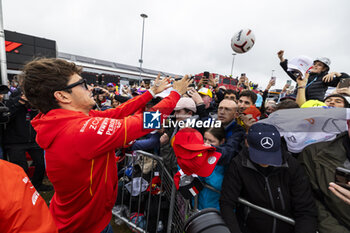 2024-07-05 - Charles Leclerc (MON) - Scuderia Ferrari - Ferrari SF-24 - Ferrari during Free Practice on day 2, friday july 5, 2024 of the formula 1 qatar airways british grand prix 2024, scheduled to take place at the silverstone circuit from july 5 to july 7, 2024 - FORMULA 1 - QATAR AIRWAYS BRITISHGRAND PRIX 2024 - PRACTICE - FORMULA 1 - MOTORS