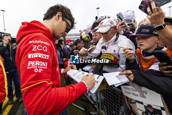 2024-07-05 - Charles Leclerc (MON) - Scuderia Ferrari - Ferrari SF-24 - Ferrari during Free Practice on day 2, friday july 5, 2024 of the formula 1 qatar airways british grand prix 2024, scheduled to take place at the silverstone circuit from july 5 to july 7, 2024 - FORMULA 1 - QATAR AIRWAYS BRITISHGRAND PRIX 2024 - PRACTICE - FORMULA 1 - MOTORS