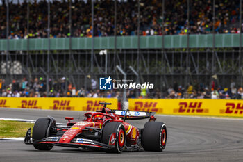 2024-07-05 - Charles Leclerc (MON) - Scuderia Ferrari - Ferrari SF-24 - Ferrari during Free Practice on day 2, friday july 5, 2024 of the formula 1 qatar airways british grand prix 2024, scheduled to take place at the silverstone circuit from july 5 to july 7, 2024 - FORMULA 1 - QATAR AIRWAYS BRITISHGRAND PRIX 2024 - PRACTICE - FORMULA 1 - MOTORS