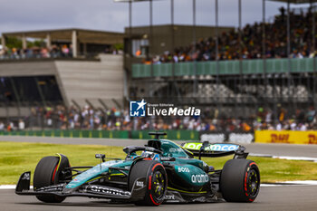 2024-07-05 - Lance Stroll (CAN) - Aston Martin Aramco F1 Team - Aston Martin AMR24 - Mercedes during Free Practice on day 2, friday july 5, 2024 of the formula 1 qatar airways british grand prix 2024, scheduled to take place at the silverstone circuit from july 5 to july 7, 2024 - FORMULA 1 - QATAR AIRWAYS BRITISHGRAND PRIX 2024 - PRACTICE - FORMULA 1 - MOTORS