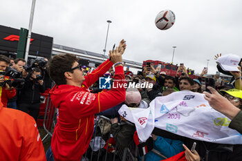 2024-07-05 - Charles Leclerc (MON) - Scuderia Ferrari - Ferrari SF-24 - Ferrari during Free Practice on day 2, friday july 5, 2024 of the formula 1 qatar airways british grand prix 2024, scheduled to take place at the silverstone circuit from july 5 to july 7, 2024 - FORMULA 1 - QATAR AIRWAYS BRITISHGRAND PRIX 2024 - PRACTICE - FORMULA 1 - MOTORS