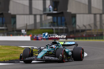 2024-07-05 - Lance Stroll (CAN) - Aston Martin Aramco F1 Team - Aston Martin AMR24 - Mercedes during Free Practice on day 2, friday july 5, 2024 of the formula 1 qatar airways british grand prix 2024, scheduled to take place at the silverstone circuit from july 5 to july 7, 2024 - FORMULA 1 - QATAR AIRWAYS BRITISHGRAND PRIX 2024 - PRACTICE - FORMULA 1 - MOTORS