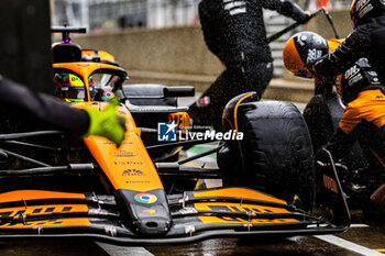 2024-07-06 - Oscar Piastri (AUS) - McLaren Formula 1 Team - McLaren MCL38 - Mercedes
 during Free Practice 3 on day 3, saturday july 6, 2024 of the formula 1 qatar airways british grand prix 2024, scheduled to take place at the silverstone circuit from july 5 to july 7, 2024 - FORMULA 1 - QATAR AIRWAYS BRITISHGRAND PRIX 2024 - PRACTICE AND QUALIFY - FORMULA 1 - MOTORS