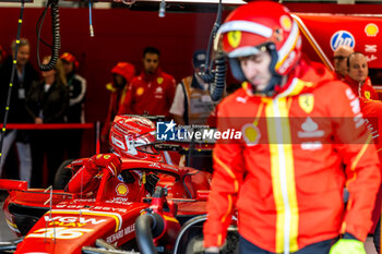 2024-07-06 - Charles Leclerc (MON) - Scuderia Ferrari - Ferrari SF-24 - Ferrari during Free Practice 3 on day 3, saturday july 6, 2024 of the formula 1 qatar airways british grand prix 2024, scheduled to take place at the silverstone circuit from july 5 to july 7, 2024 - FORMULA 1 - QATAR AIRWAYS BRITISHGRAND PRIX 2024 - PRACTICE AND QUALIFY - FORMULA 1 - MOTORS