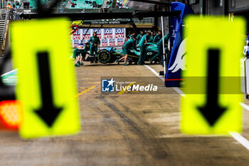 2024-07-06 - Aston Martin Aramco F1 Team during Free Practice 3 on day 3, saturday july 6, 2024 of the formula 1 qatar airways british grand prix 2024, scheduled to take place at the silverstone circuit from july 5 to july 7, 2024 - FORMULA 1 - QATAR AIRWAYS BRITISHGRAND PRIX 2024 - PRACTICE AND QUALIFY - FORMULA 1 - MOTORS