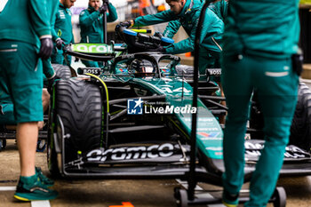 2024-07-06 - Fernando Alonso (ESP) - Aston Martin Aramco F1 Team - Aston Martin AMR24 - Mercedes during Free Practice 3 on day 3, saturday july 6, 2024 of the formula 1 qatar airways british grand prix 2024, scheduled to take place at the silverstone circuit from july 5 to july 7, 2024 - FORMULA 1 - QATAR AIRWAYS BRITISHGRAND PRIX 2024 - PRACTICE AND QUALIFY - FORMULA 1 - MOTORS