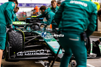 2024-07-06 - Fernando Alonso (ESP) - Aston Martin Aramco F1 Team - Aston Martin AMR24 - Mercedes during Free Practice 3 on day 3, saturday july 6, 2024 of the formula 1 qatar airways british grand prix 2024, scheduled to take place at the silverstone circuit from july 5 to july 7, 2024 - FORMULA 1 - QATAR AIRWAYS BRITISHGRAND PRIX 2024 - PRACTICE AND QUALIFY - FORMULA 1 - MOTORS