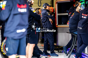 2024-07-06 - Adrian Newey (GBR Oracle Red Bull Racing technical Director during Free Practice 3 on day 3, saturday july 6, 2024 of the formula 1 qatar airways british grand prix 2024, scheduled to take place at the silverstone circuit from july 5 to july 7, 2024 - FORMULA 1 - QATAR AIRWAYS BRITISHGRAND PRIX 2024 - PRACTICE AND QUALIFY - FORMULA 1 - MOTORS